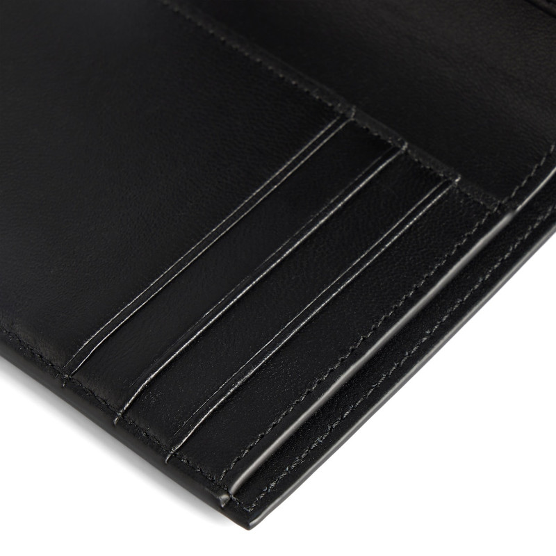 Men's Passport Vertical Bifold Wallet in Black 4