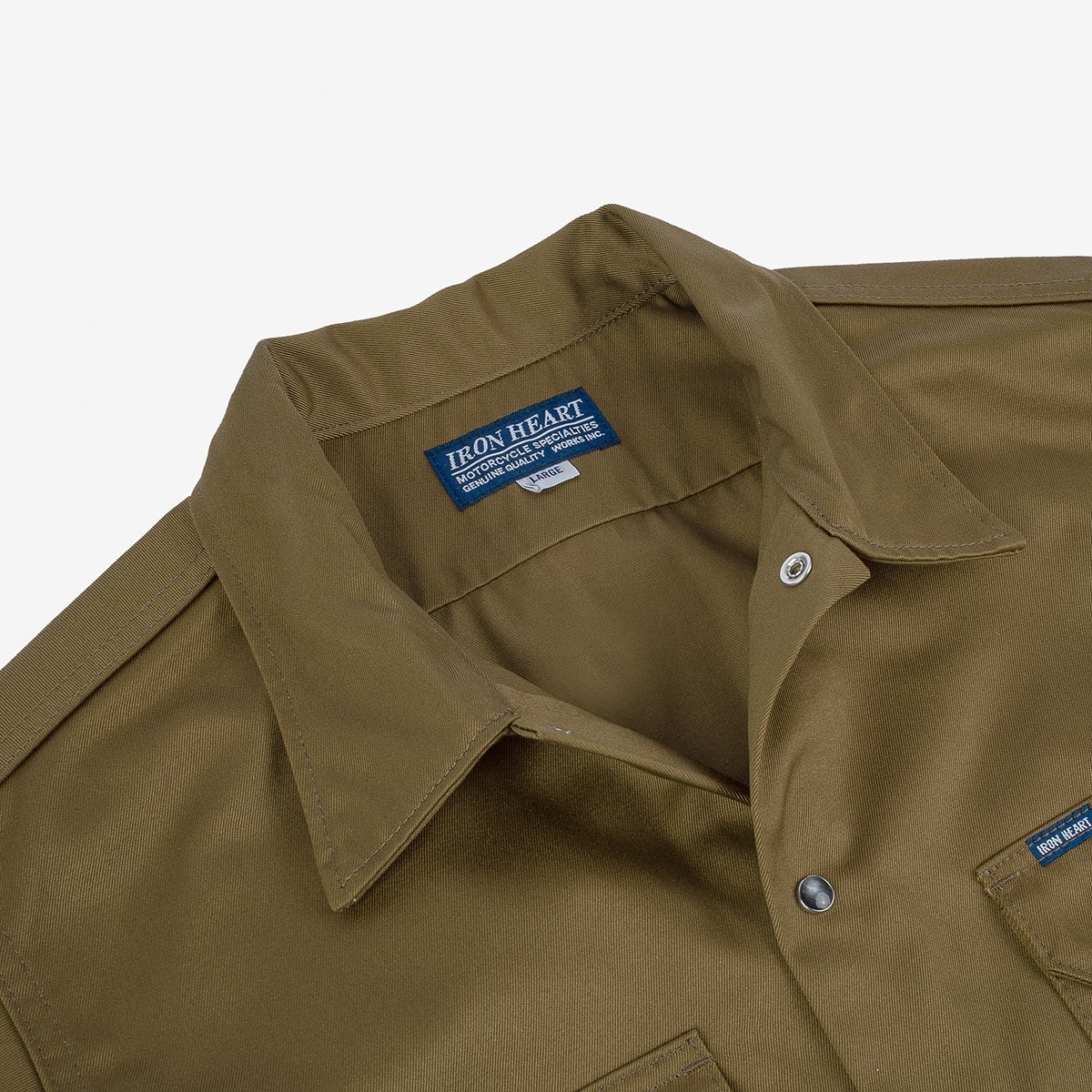 IHSH-383-BRN 9oz T/C Mechanic Shirt - Brown - 9