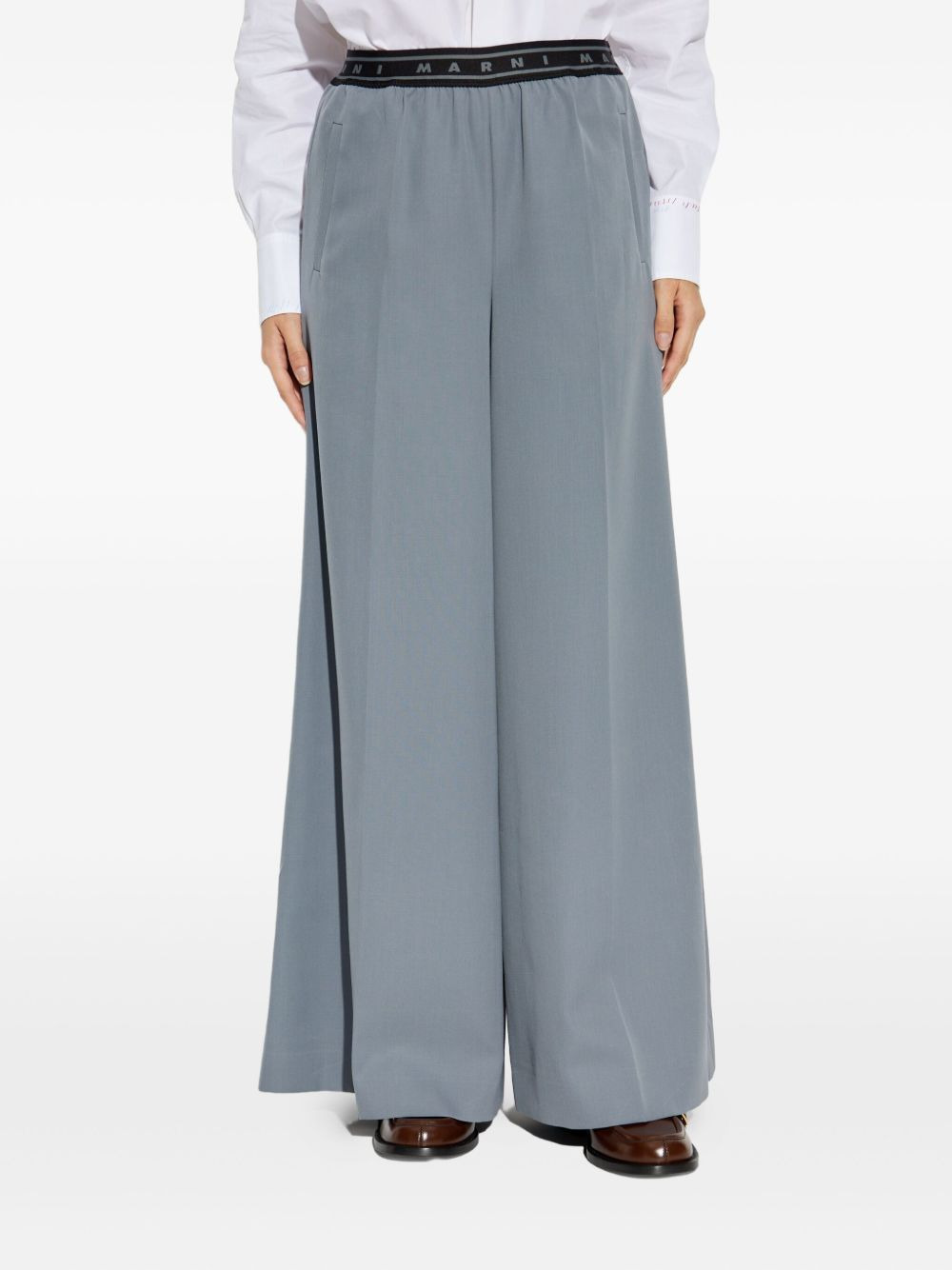 logo-band  trousers - 3