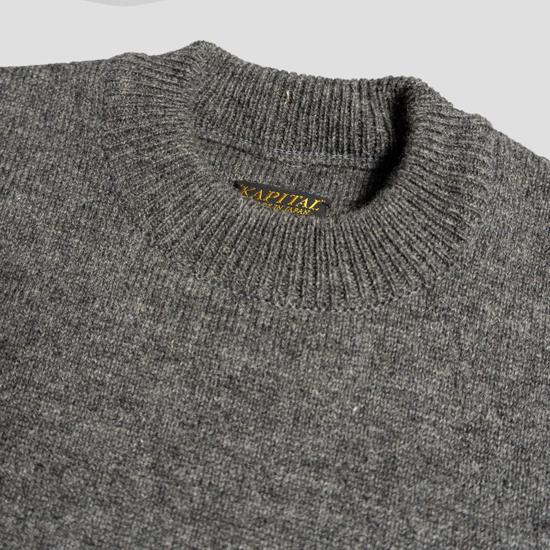 Kapital 7G WOOL WINDOWPANE SWEATERS outlook