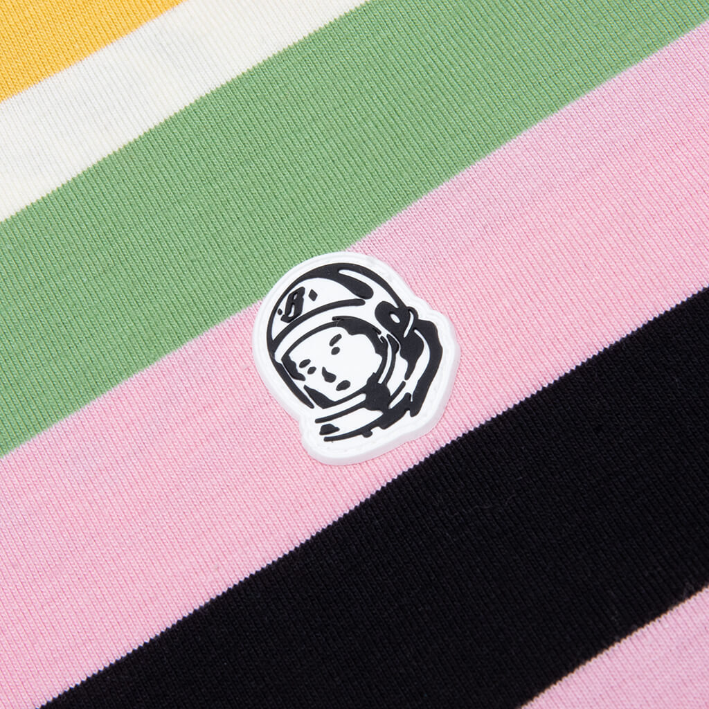 STRIPED TREBLE CROPPED TEE - WINTER WHITE/STRIPES - 3