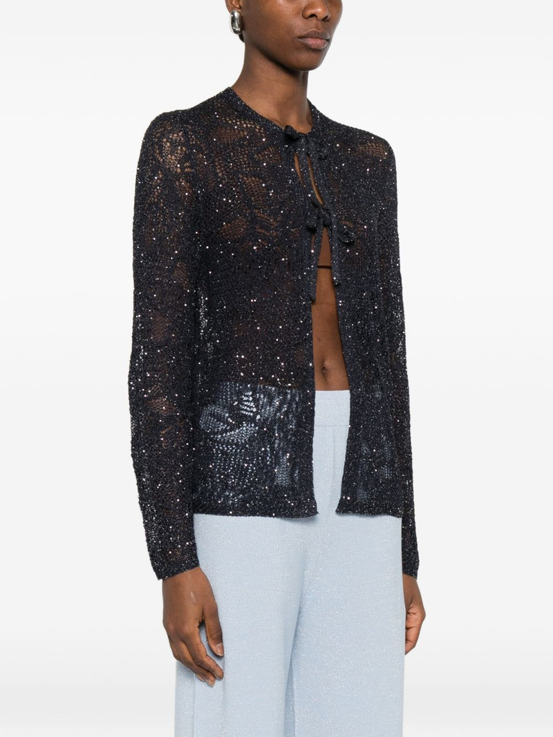 sequin-embellishment cardigan 3
