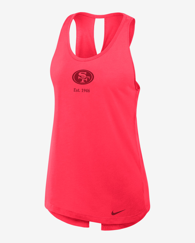 San Francisco 49ers Established Women's Nike Dri-FIT NFL Tank Top 1