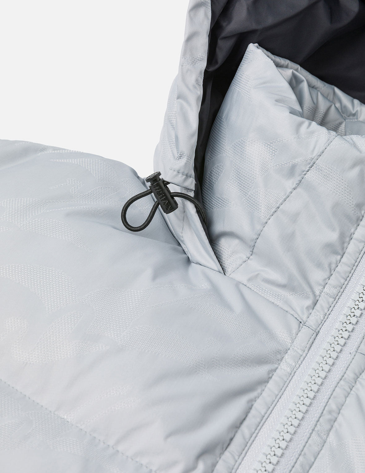 Allover Seagull Crane Jacquard Regular Fit Down Jacket - 10