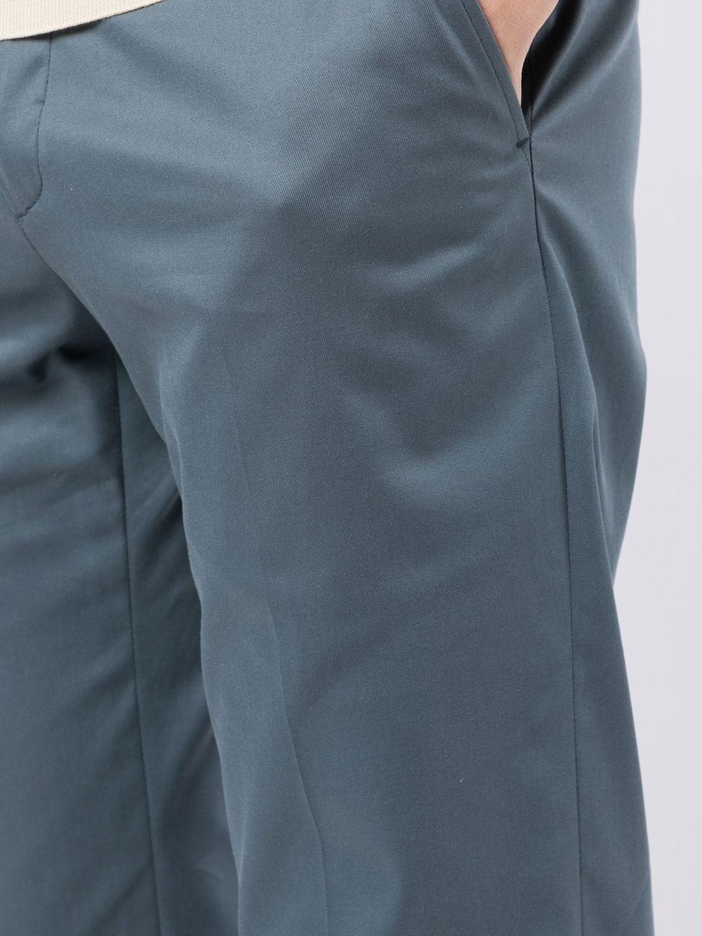 straight leg chino trousers - 5