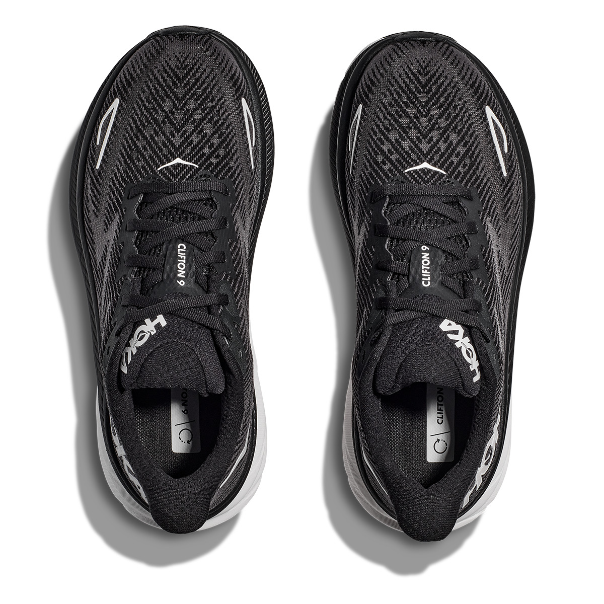 Hoka Clifton 9 - Black - White - 3