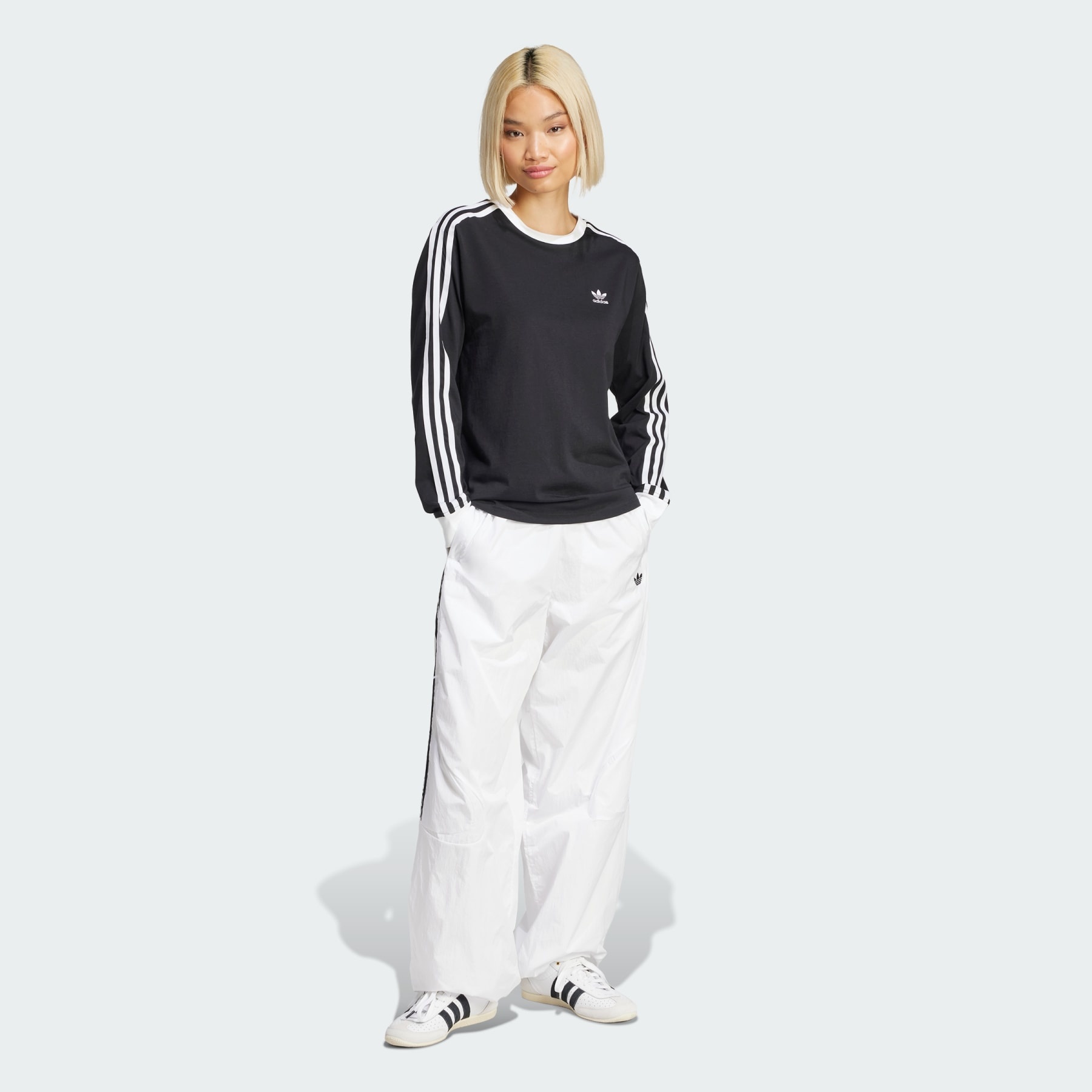 Adicolor 3-Stripes Regular Long Sleeve Tee - 4