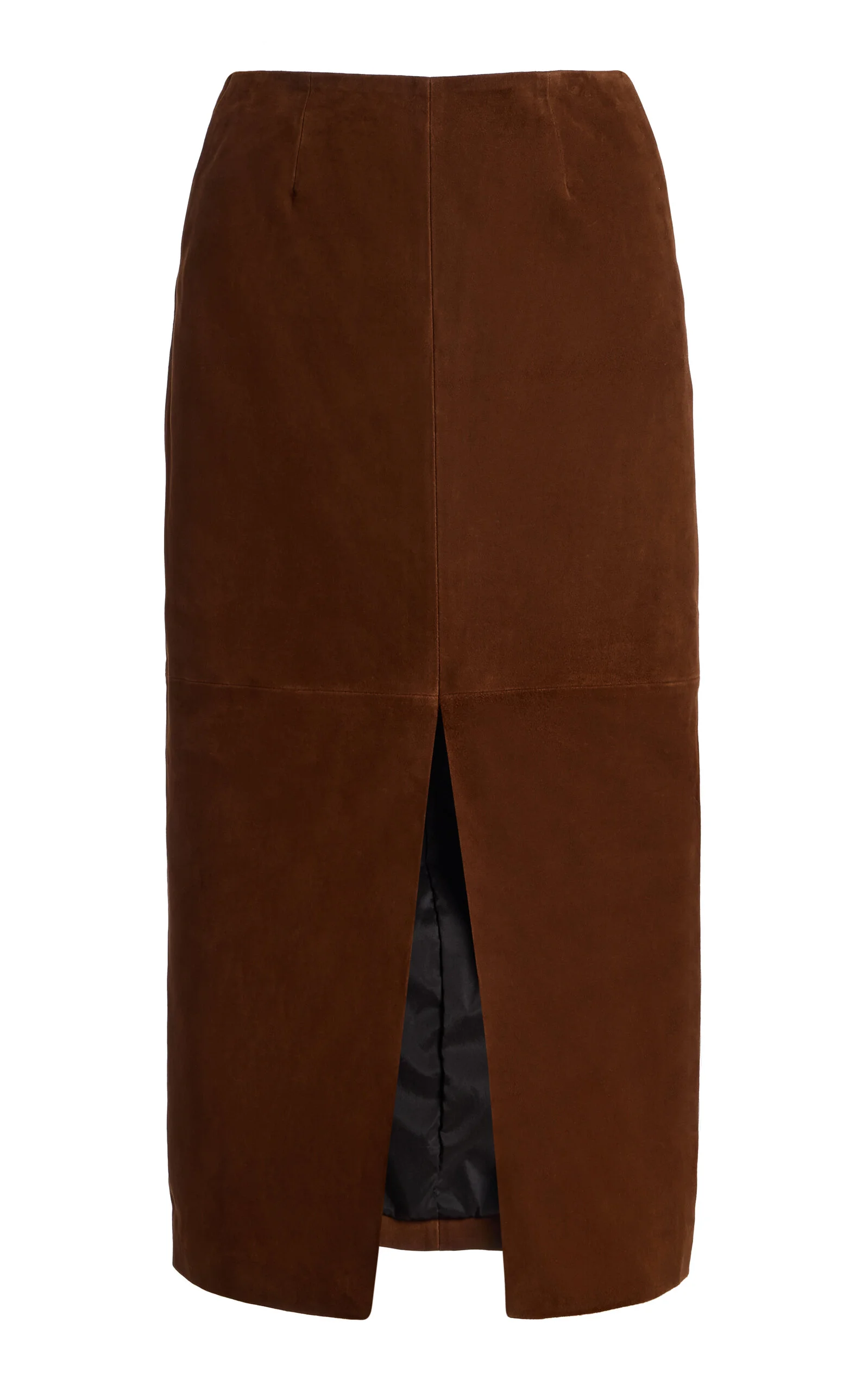 Pencil Suede Midi Skirt - 1