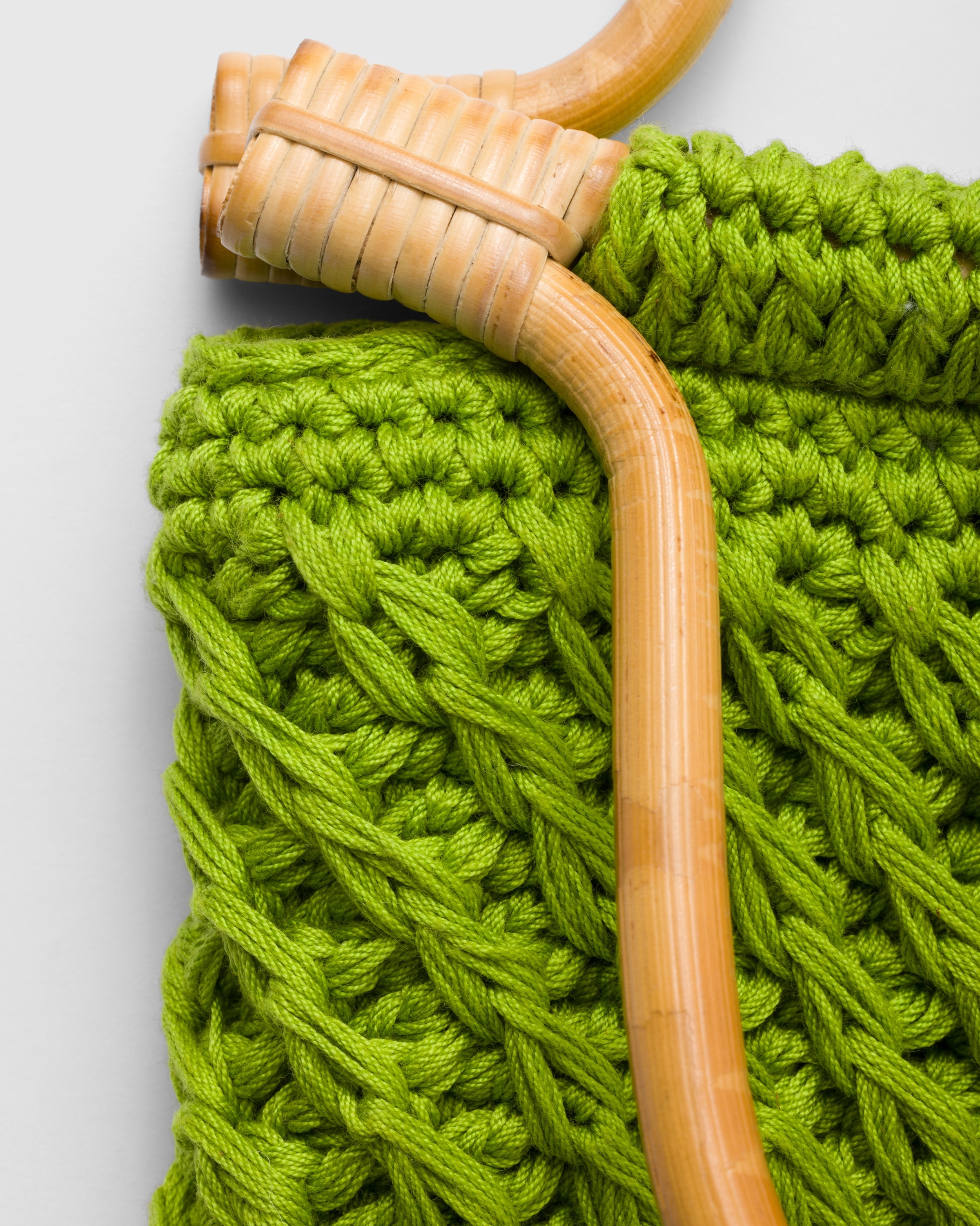 Cotton crochet mini-handbag - 6
