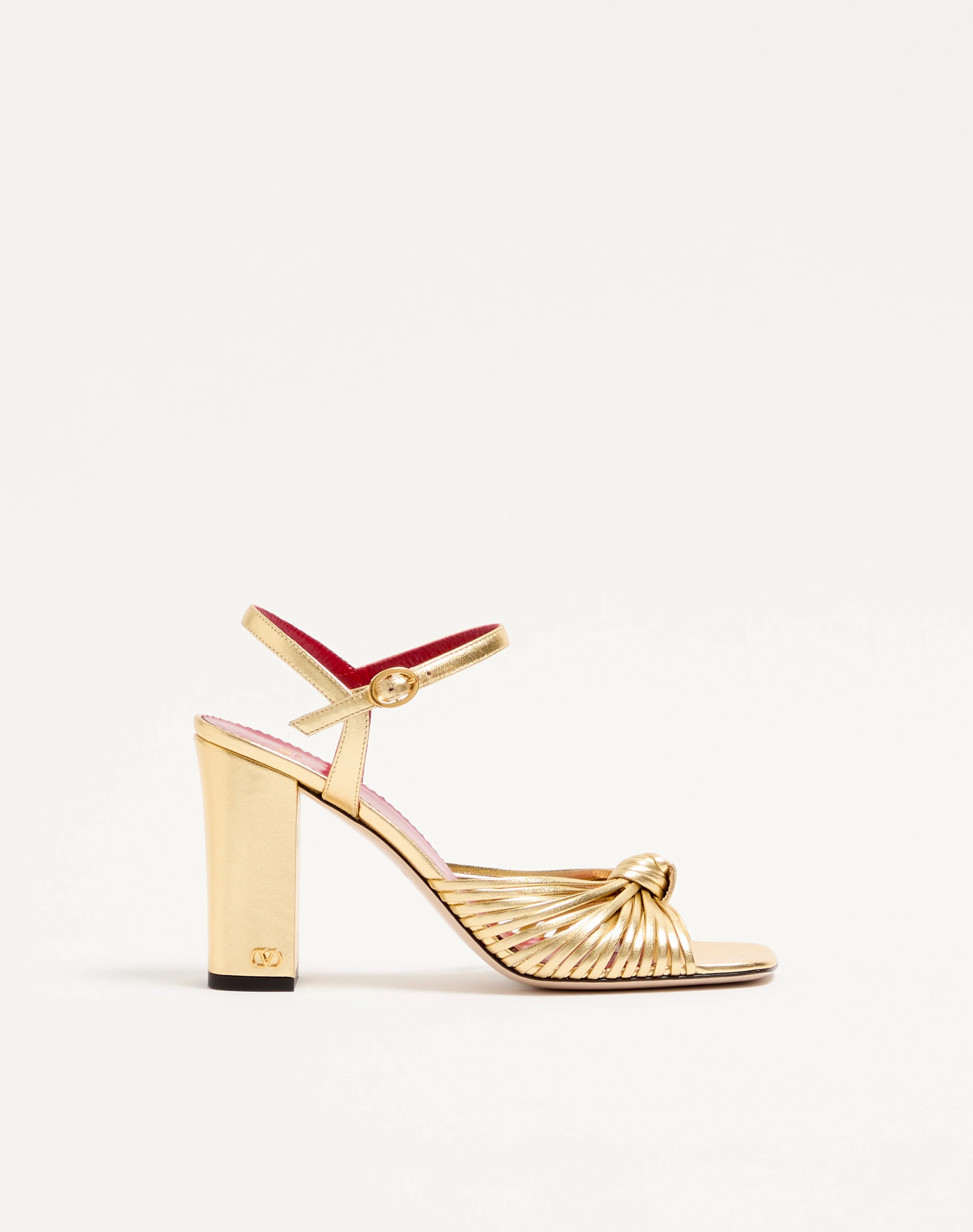 ANNET LAMINATED NAPPA SANDAL 90MM - 1