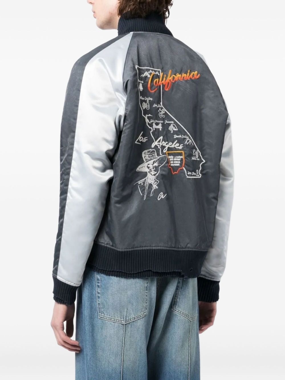 embroidered bomber jacket - 4