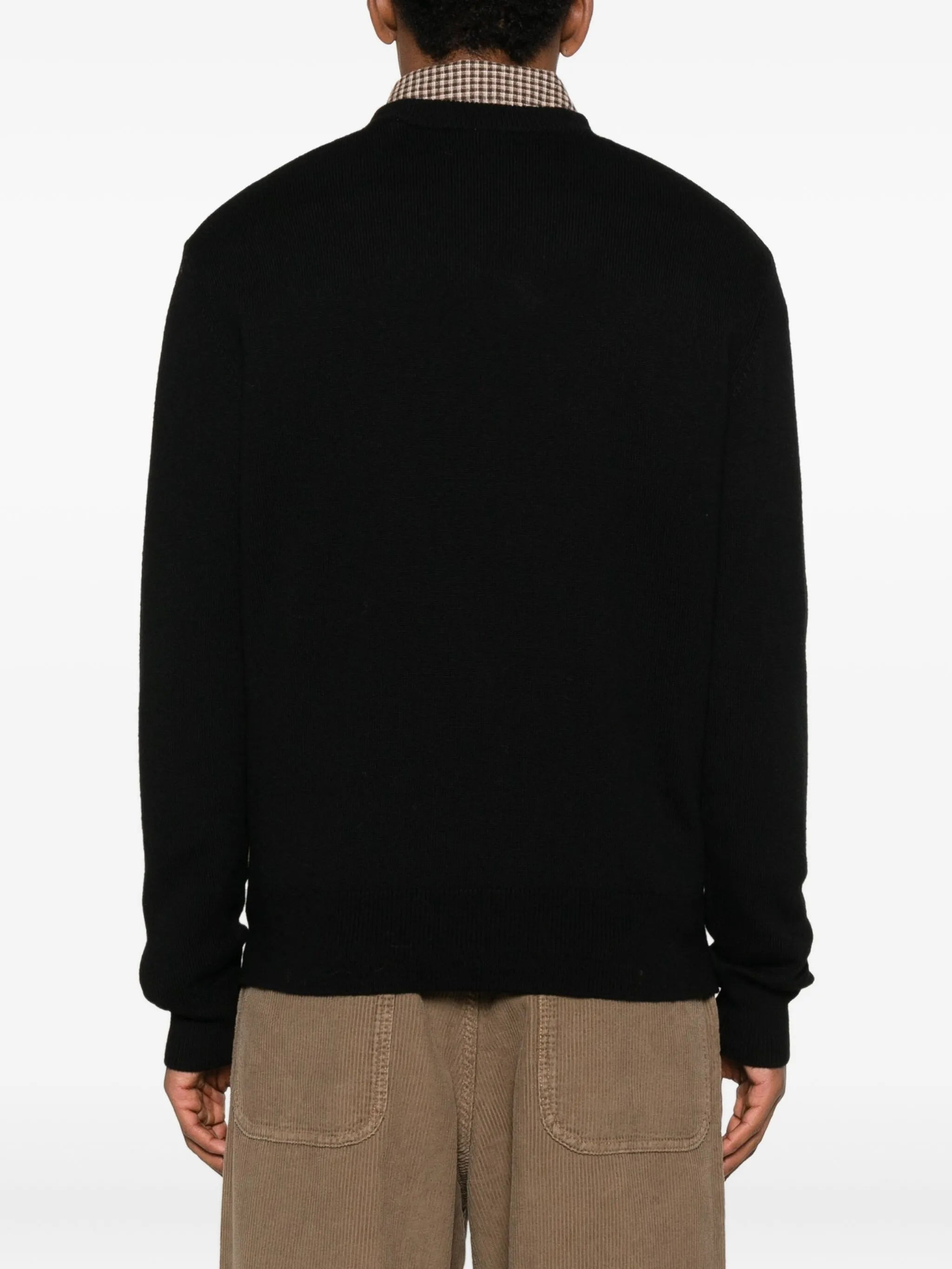 Sunflower V-neck Cashmere Sweater - 2