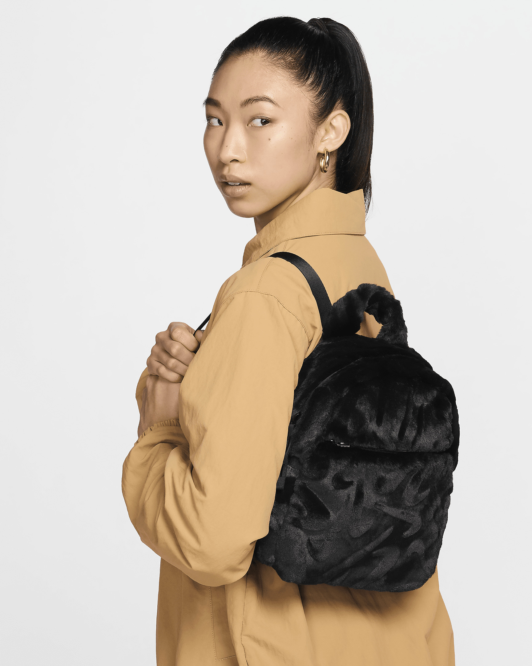 Nike Sportswear Futura Faux Fur Mini Backpack (6L) - 1