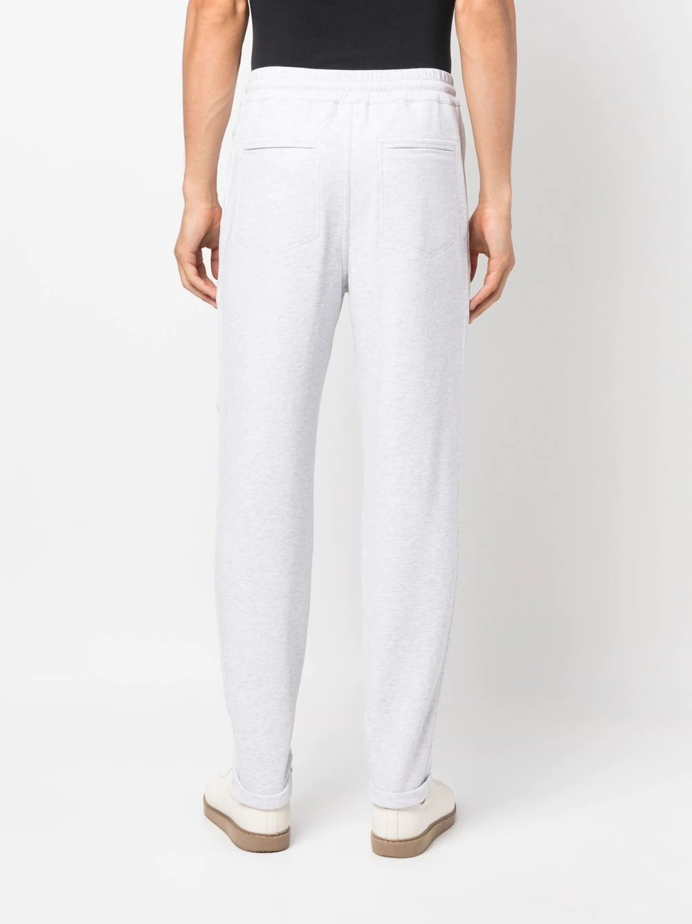 cotton drawstring track-pants - 4