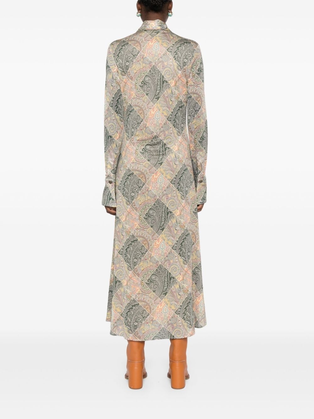 paisley-print maxi dress - 4