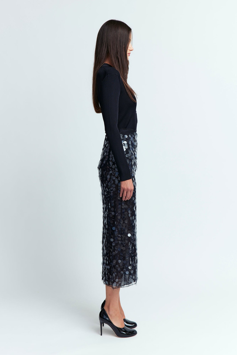 DIA MIDI SKIRT IN SEQUIN 4