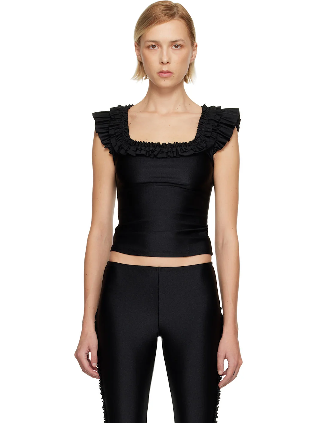 Black Kale Tank Top - 1