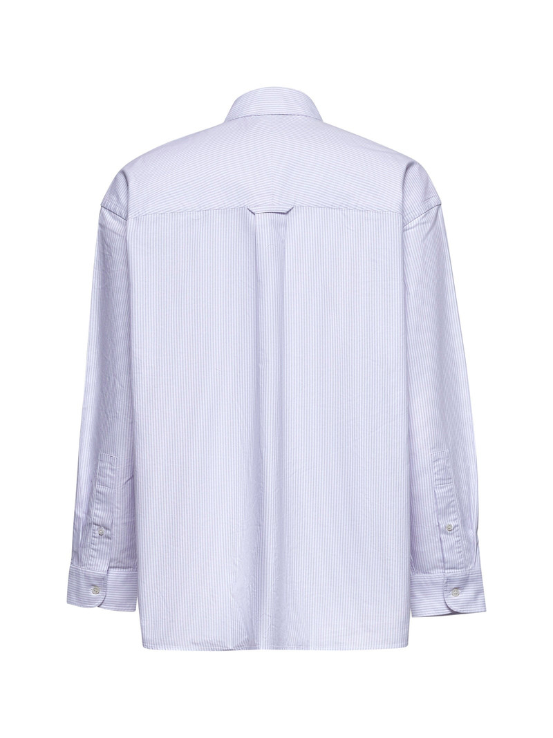 Studio Nicholson Lilac striped cotton Ruskin shirt outlook