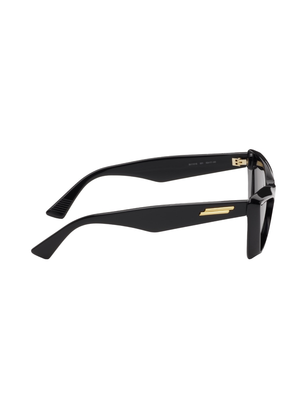 Black Pointed Cat-Eye Sunglasses - 2