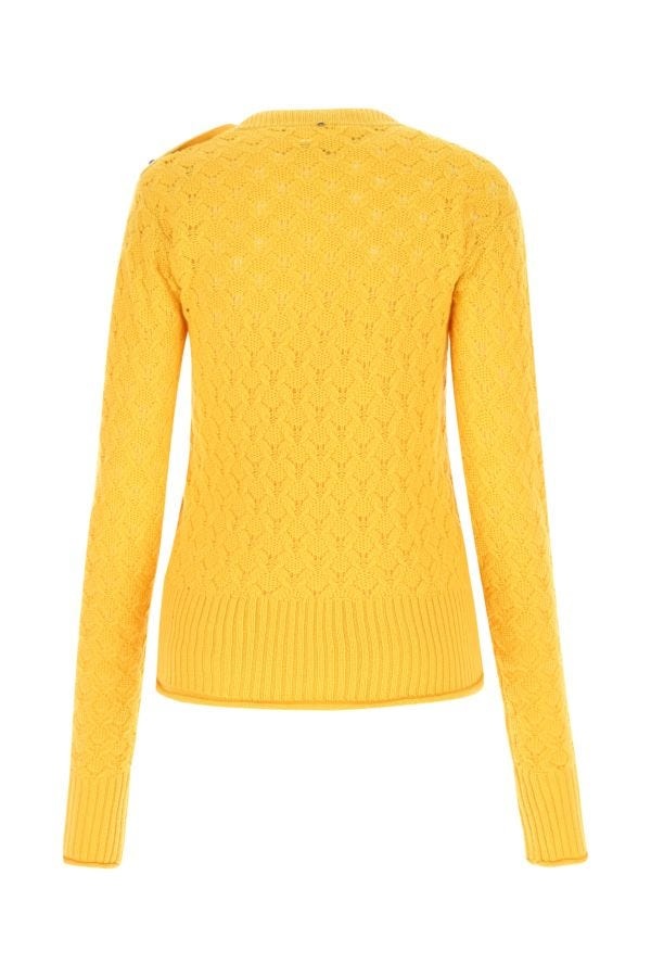 Yellow wool blend Theodor sweater - 2