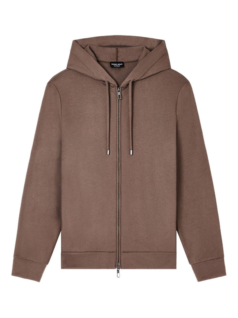 zip-up drawstring hoodie 1