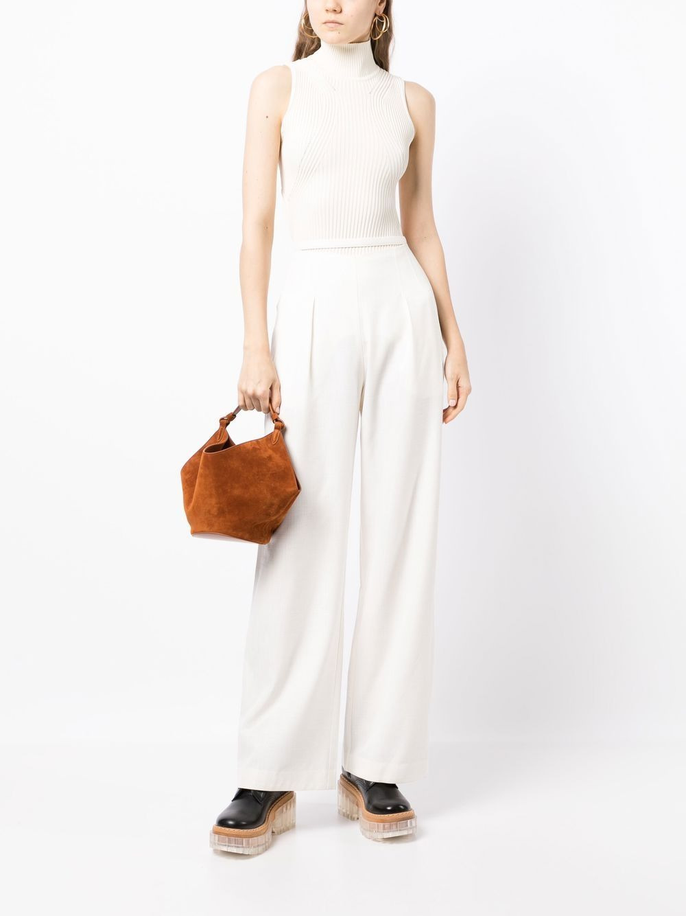 Tasha cut-out wide-leg trousers - 2