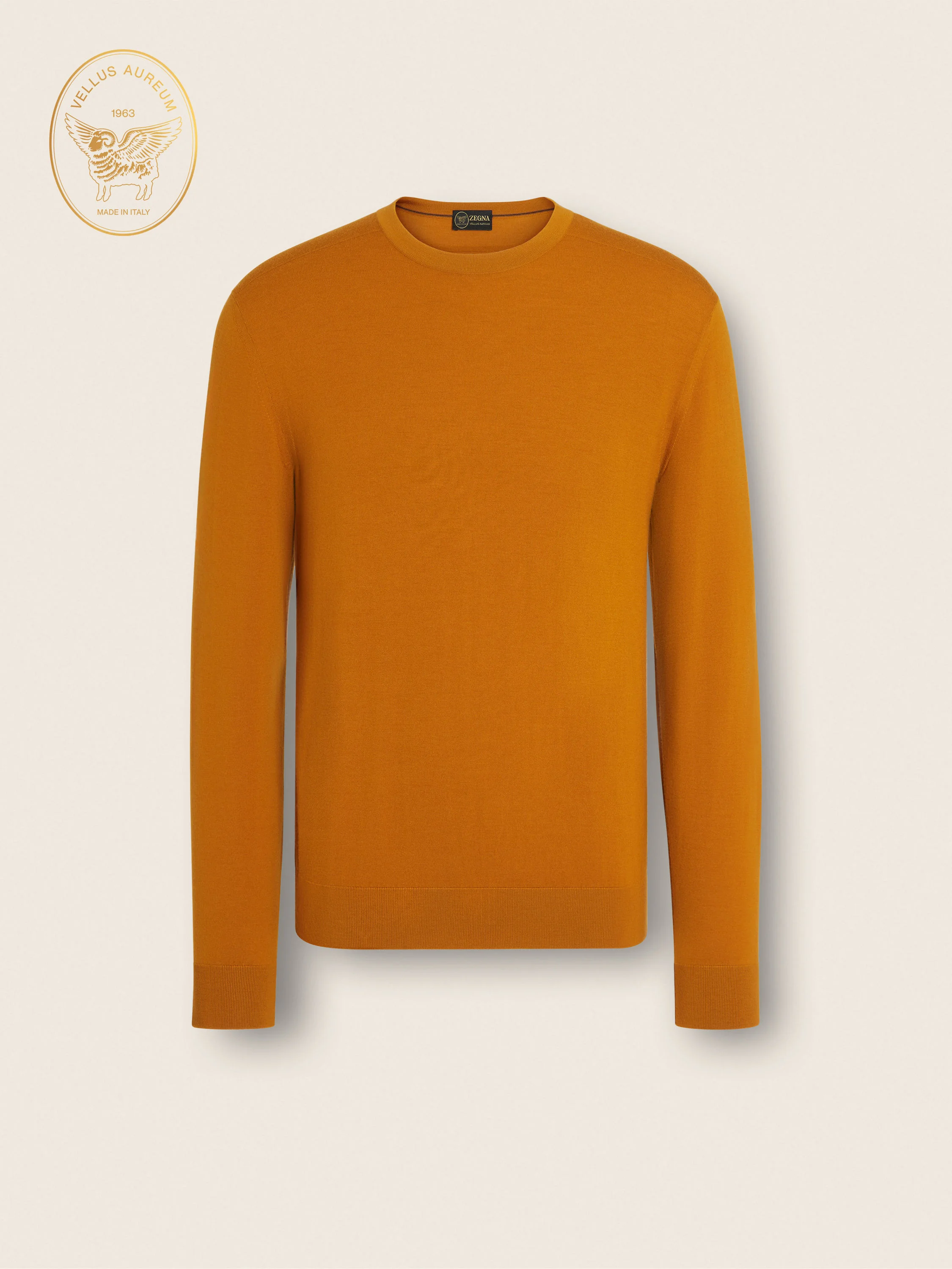 OCHRE VELLUS AUREUM CREWNECK - 1