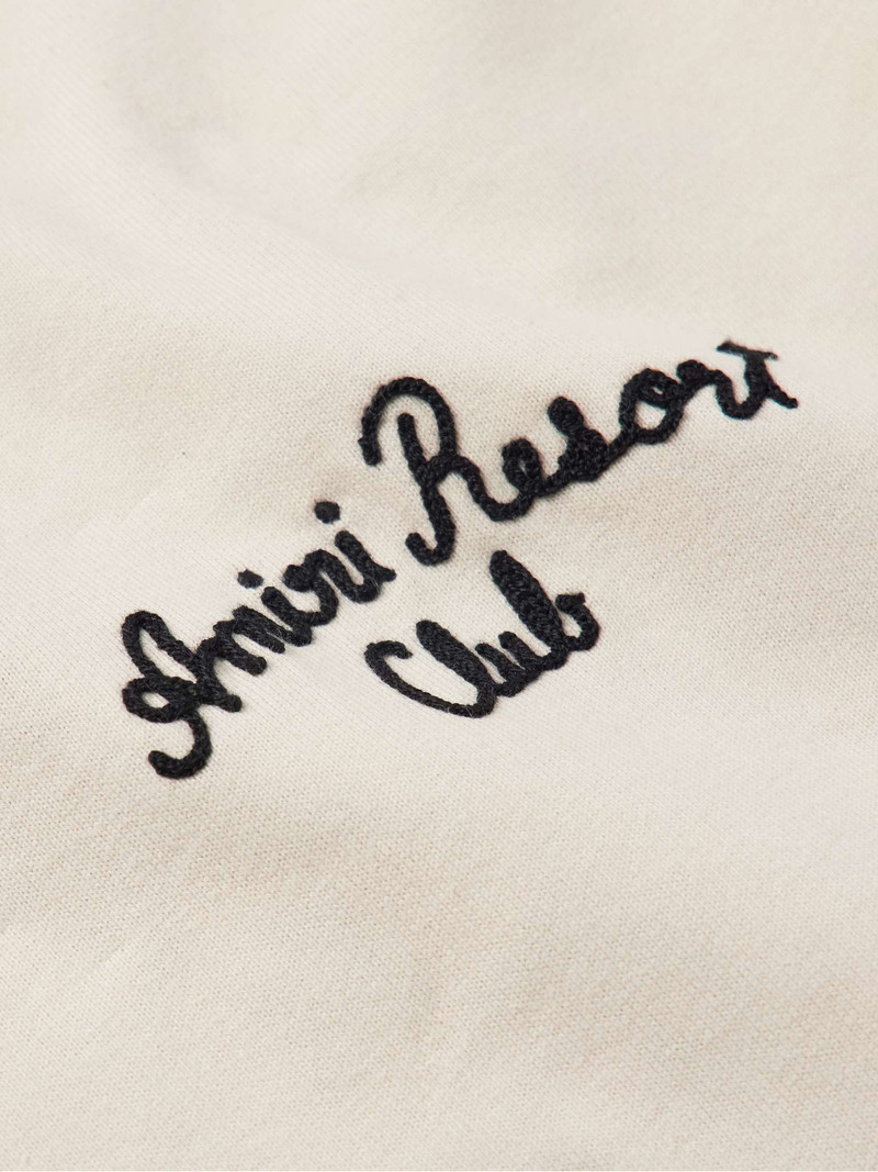 Spirit Oversized Logo-Embroidered Cotton-Jersey T-Shirt 4