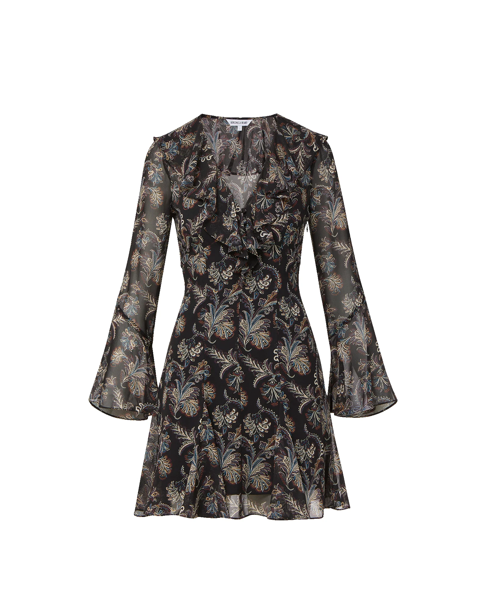 ADRIENNE SILK MINI DRESS - 1