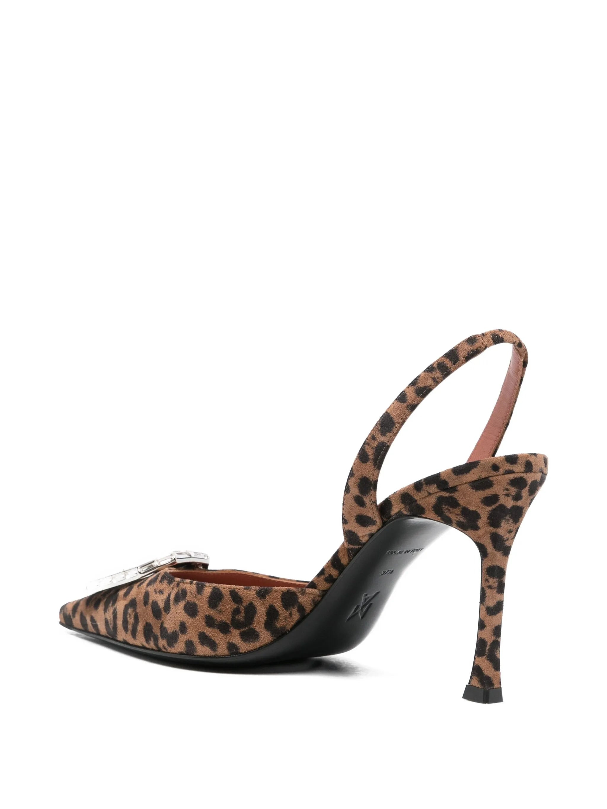 Amina Muaddi Camelia Crystal-embellished Pointed Pumps - 3