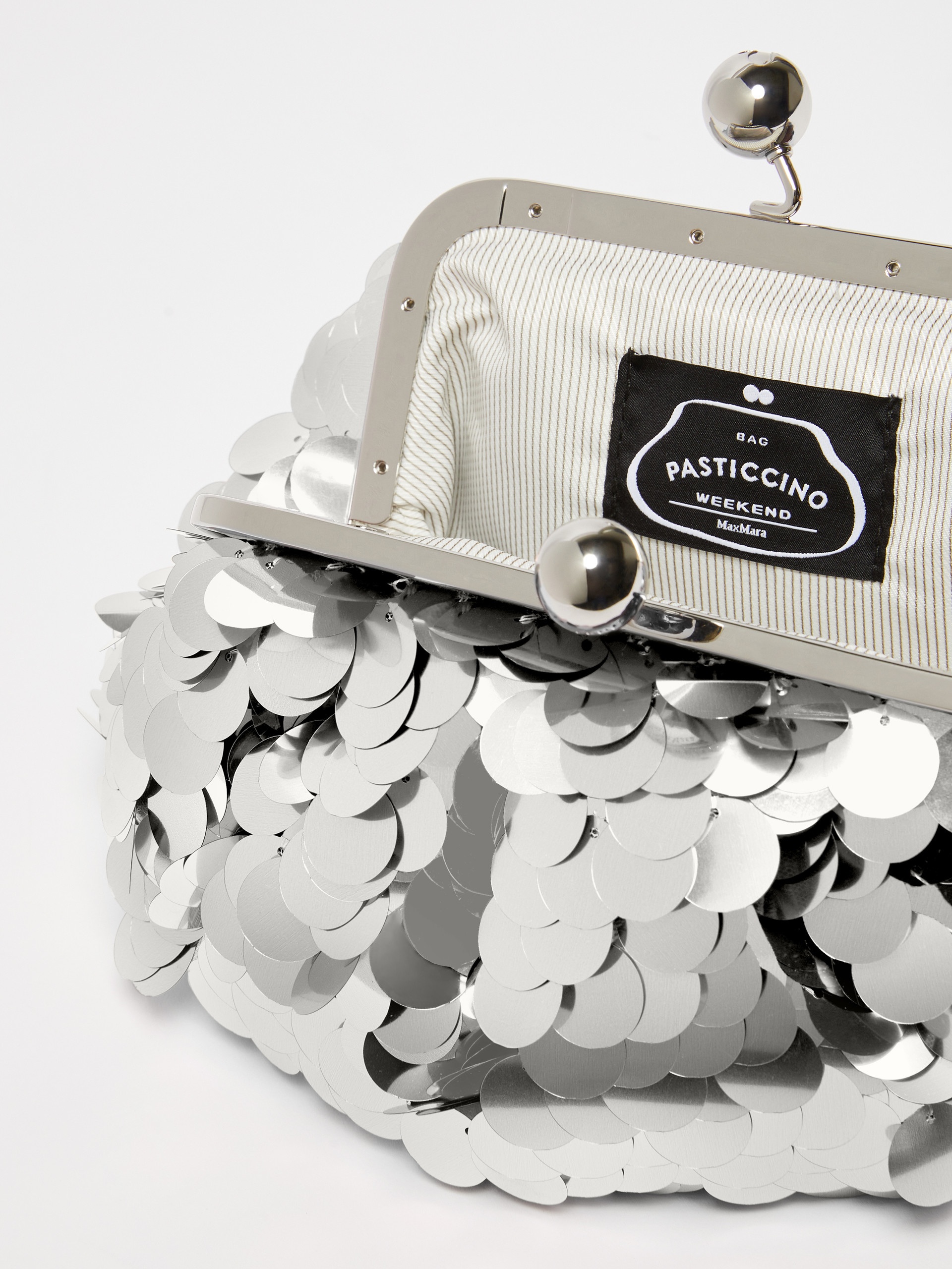 RECITAL Small sequinned Pasticcino Bag - 5