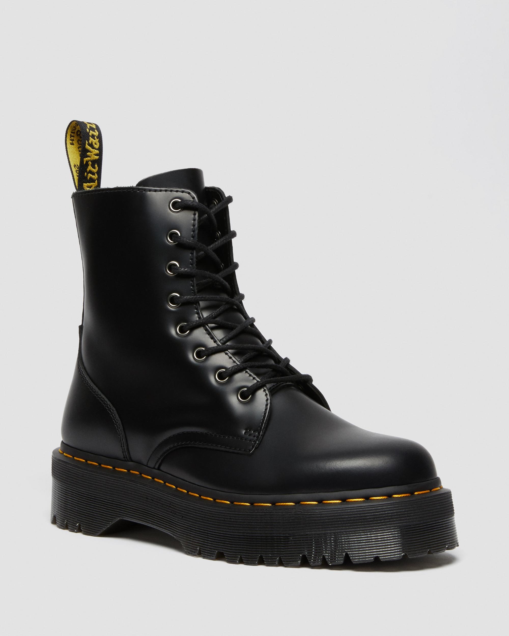 Jadon Boot Smooth Leather Platforms - 5