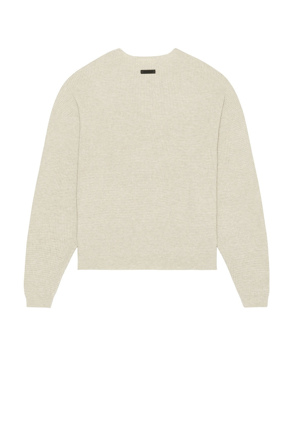 Waffle Long Sleeve Crew Neck Sweatshirt - 2