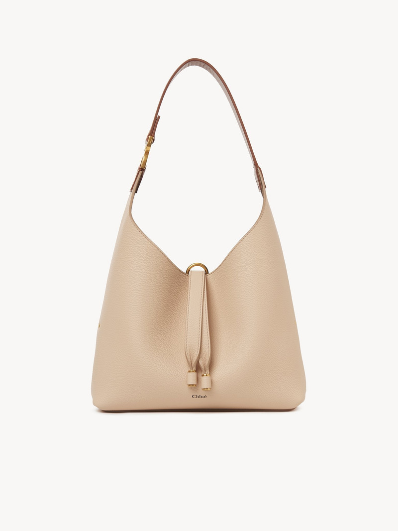 SMALL MARCIE HOBO BAG IN GRAINED LEATHER 1
