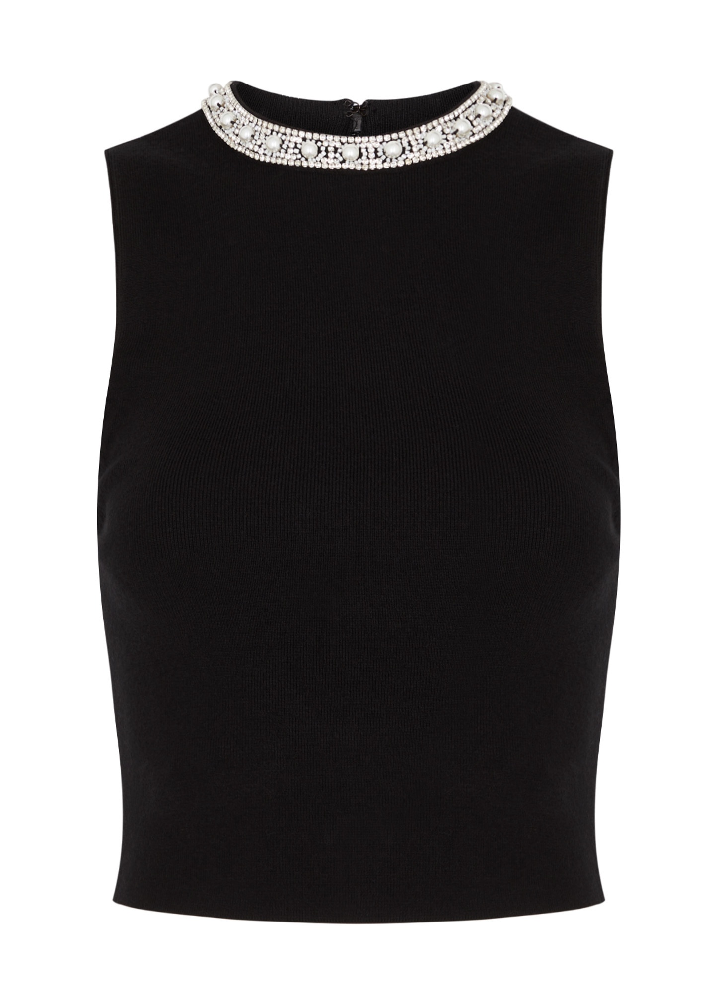 Amity embellished wool-blend tank - 1