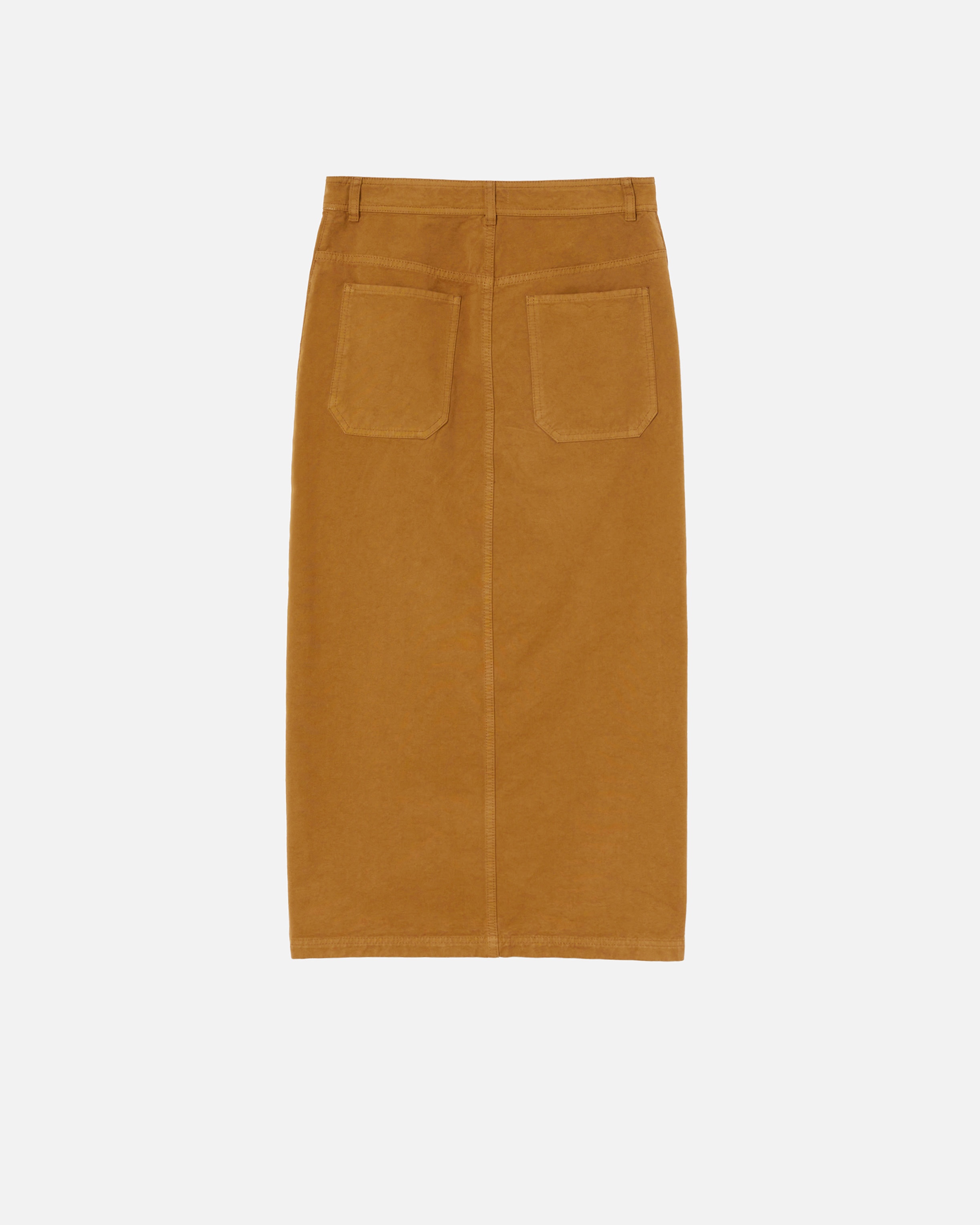 LONG COTTON WORKWEAR SKIRT - 6