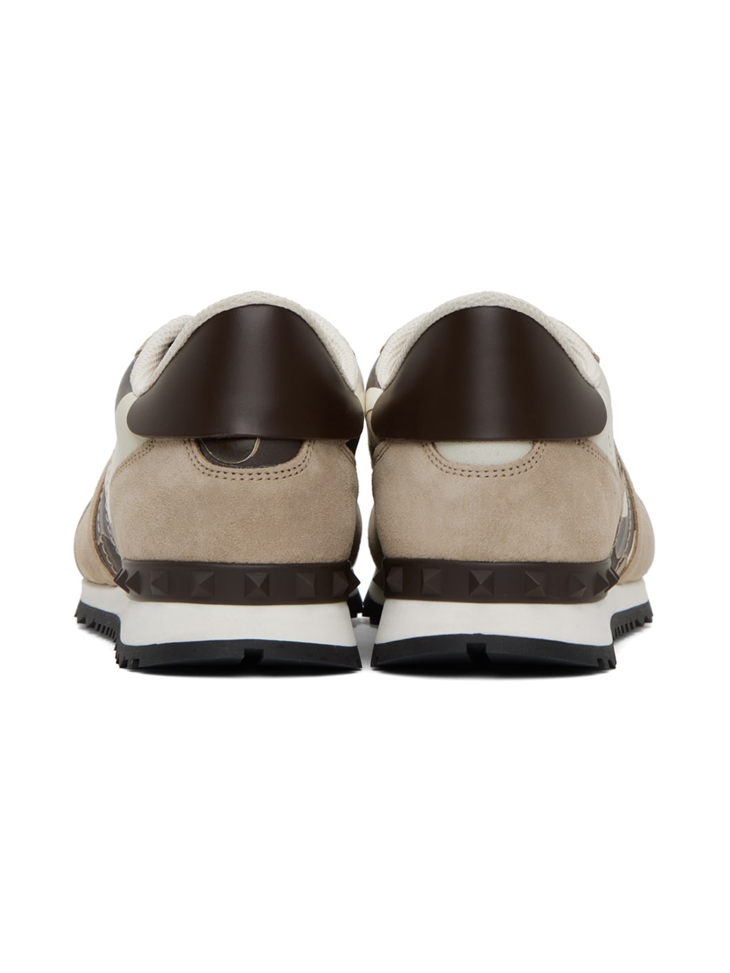 Brown & Off-White Rockrunner Sneakers - 2