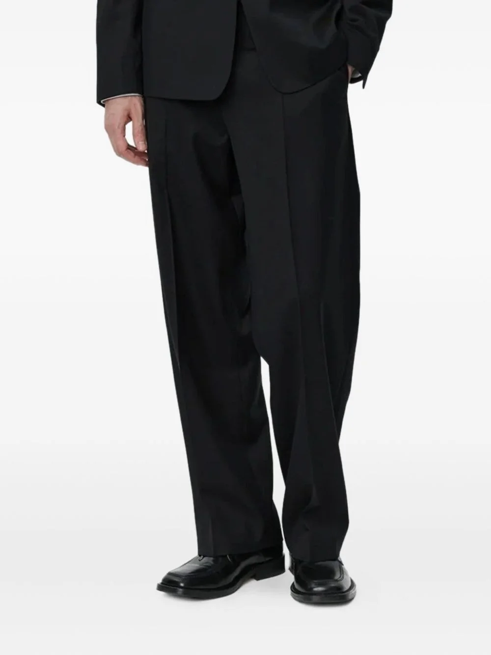 single-breasted wool blazer - 1