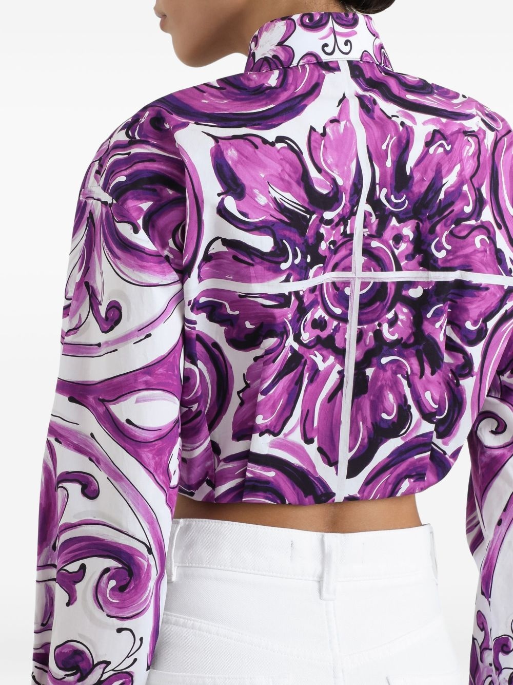 graphic-print cotton shirt - 5
