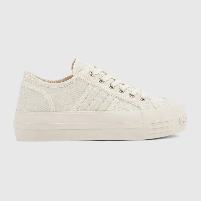 Gucci Chunky Canvas Sneakers - 1