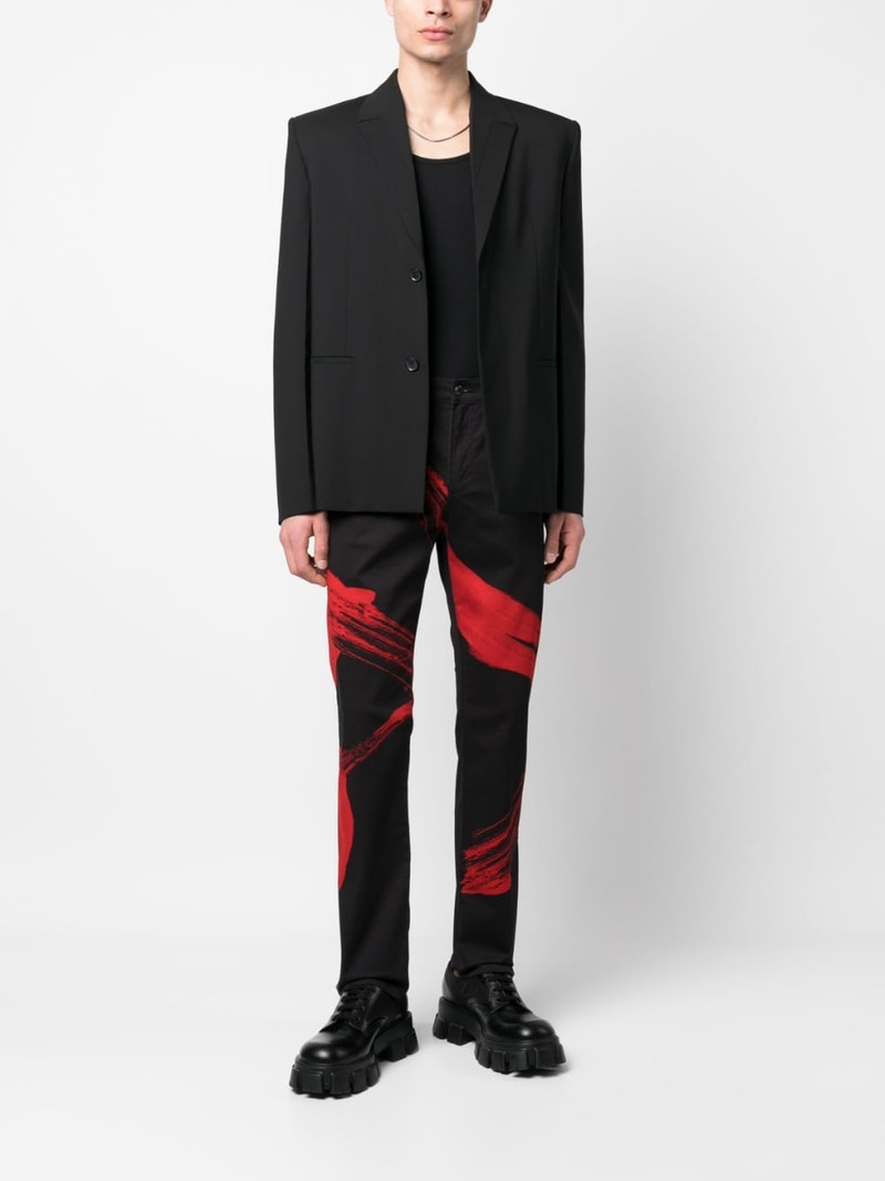 Moschino Tony Viramontes Archive stretch gabardine trousers outlook