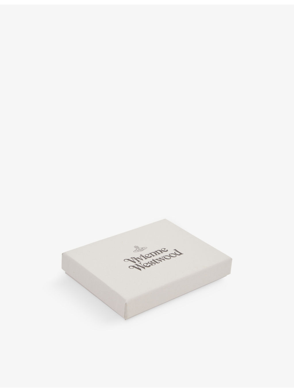 Orb-logo croc-embossed leather card holder - 5