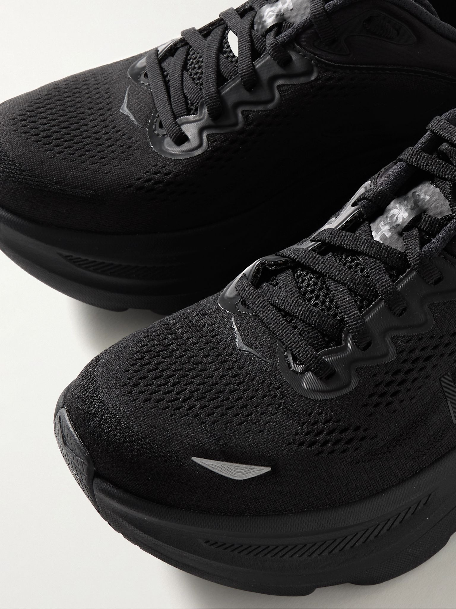 Bondi 9 Rubber-Trimmed Mesh Running Sneakers Black - 5