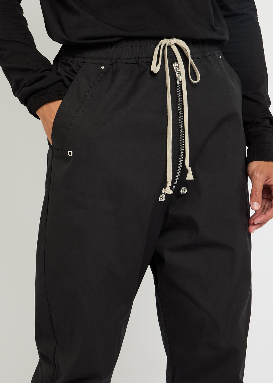 Rick Owens Bela Tapered-leg Stretch-cotton Trousers - 5