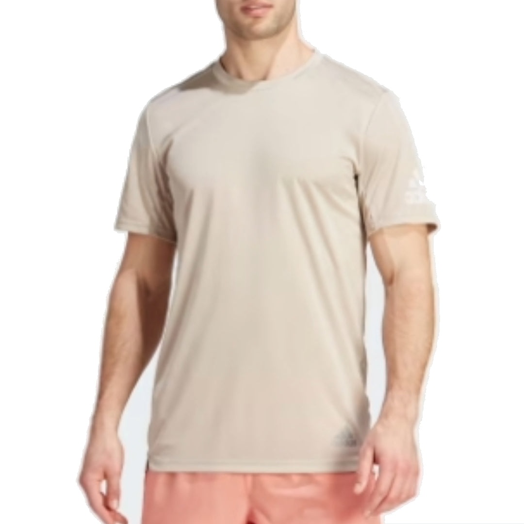 adidas Playera Run It T-Shirt 'Beige' IJ6833 - 2