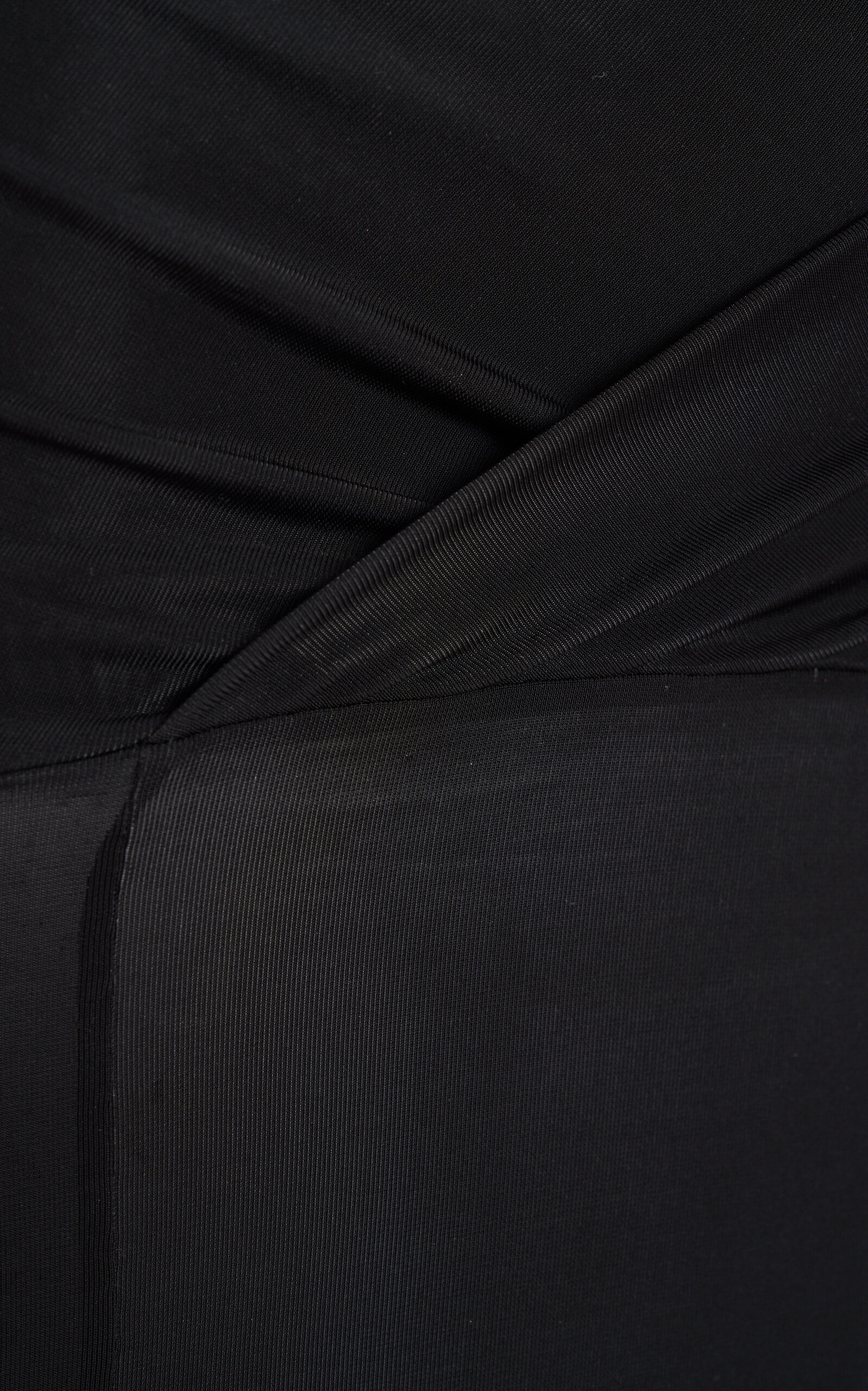 V-Waist Flared Midi Skirt black - 6