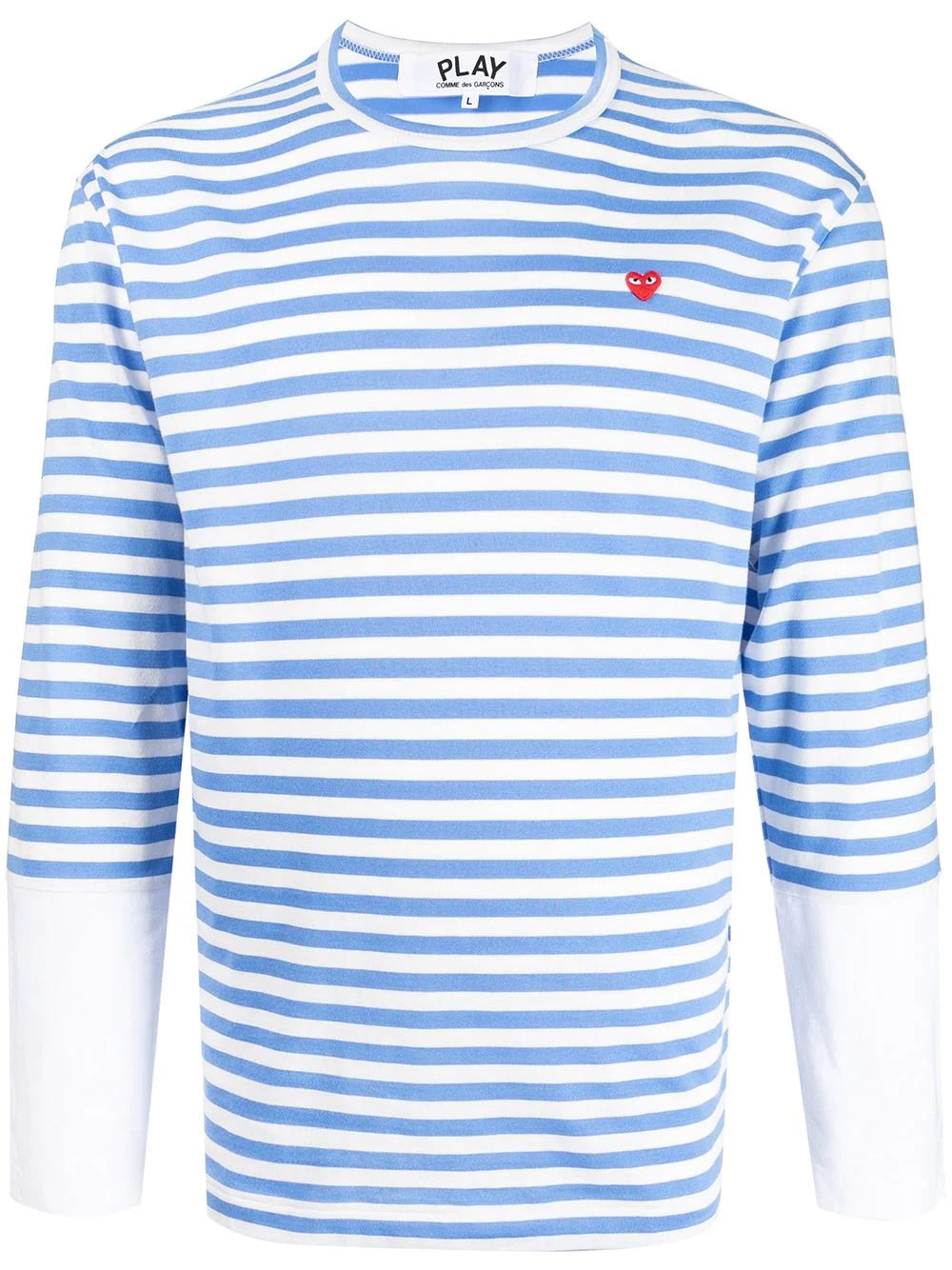 striped long-sleeve T-shirt - 1