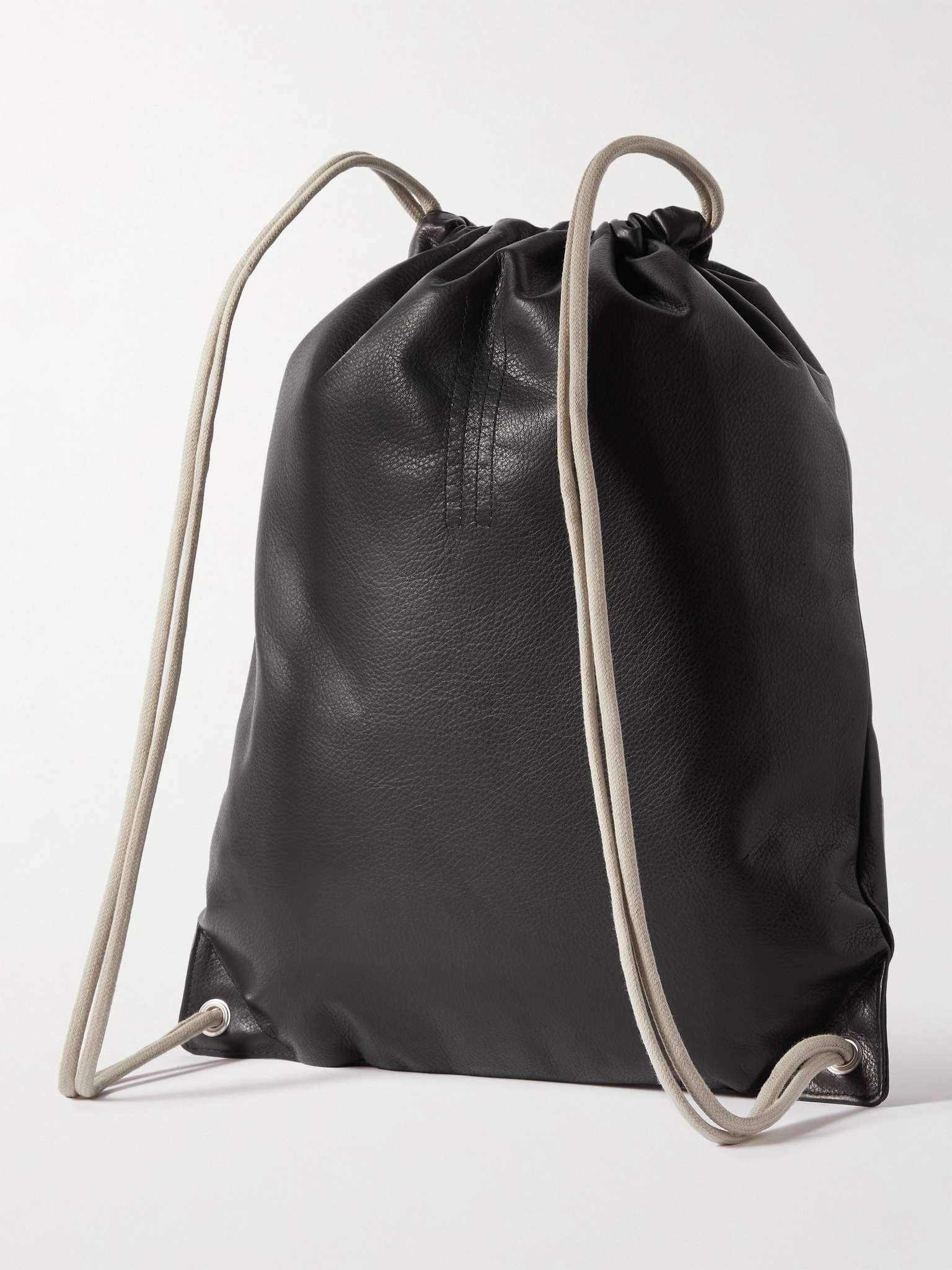 Embellished Full-Grain Leather Backpack - 4