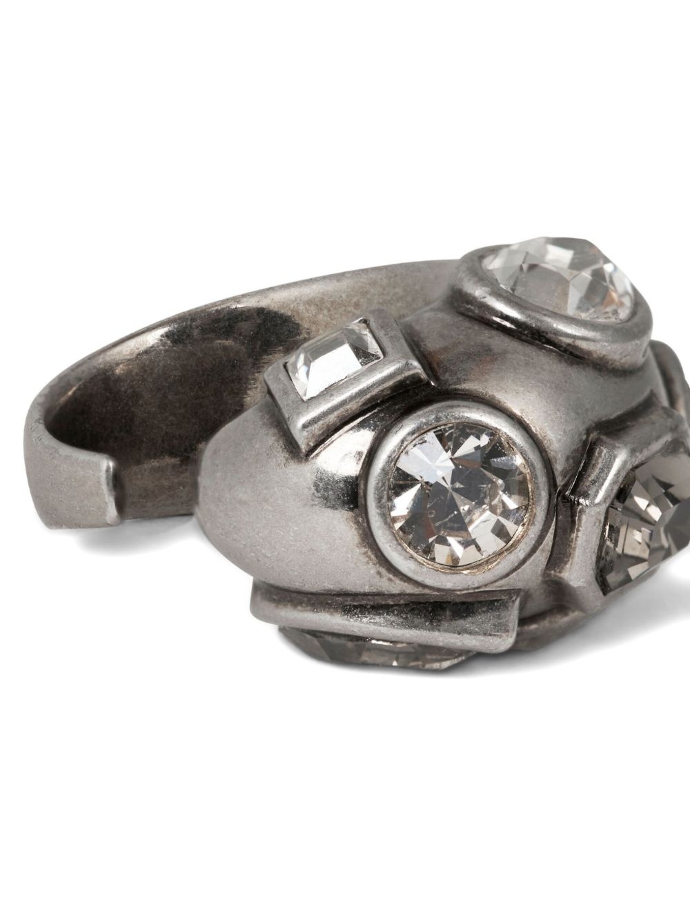 crystal-embellished ring - 2