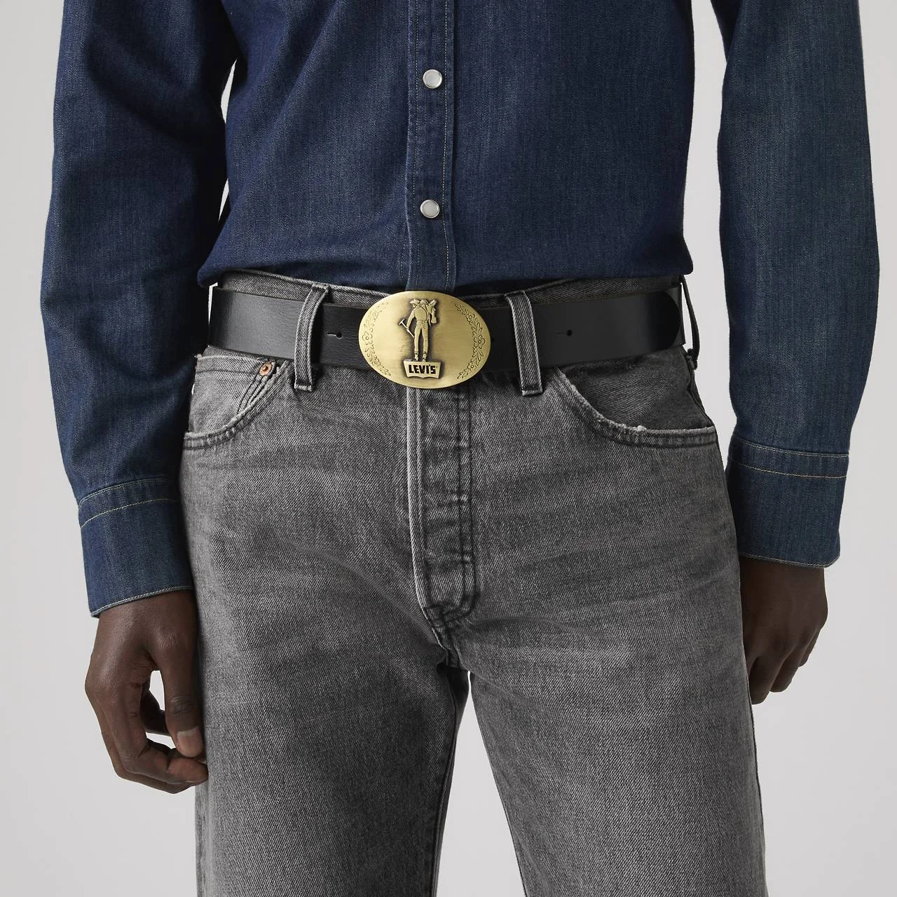 SADDLE MAN PLAQUE BELT - 1